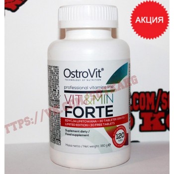 Витамины(комплекс): Ostrovit Vit & Min FORTE || 120таб